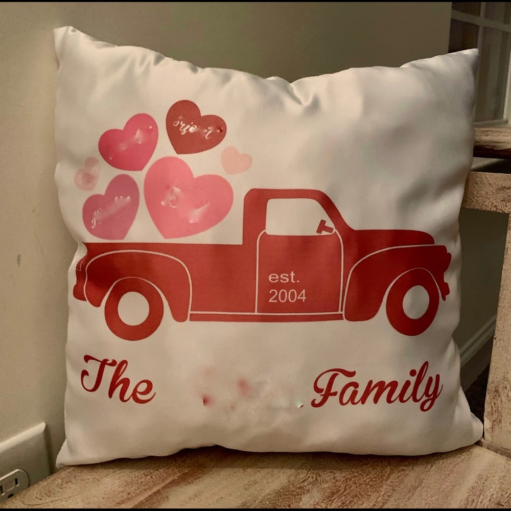 Valentines pillow